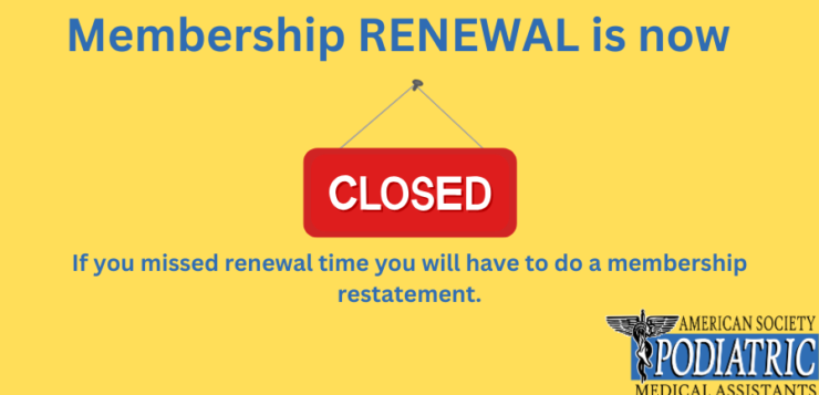 Membership Renewal is Closed!